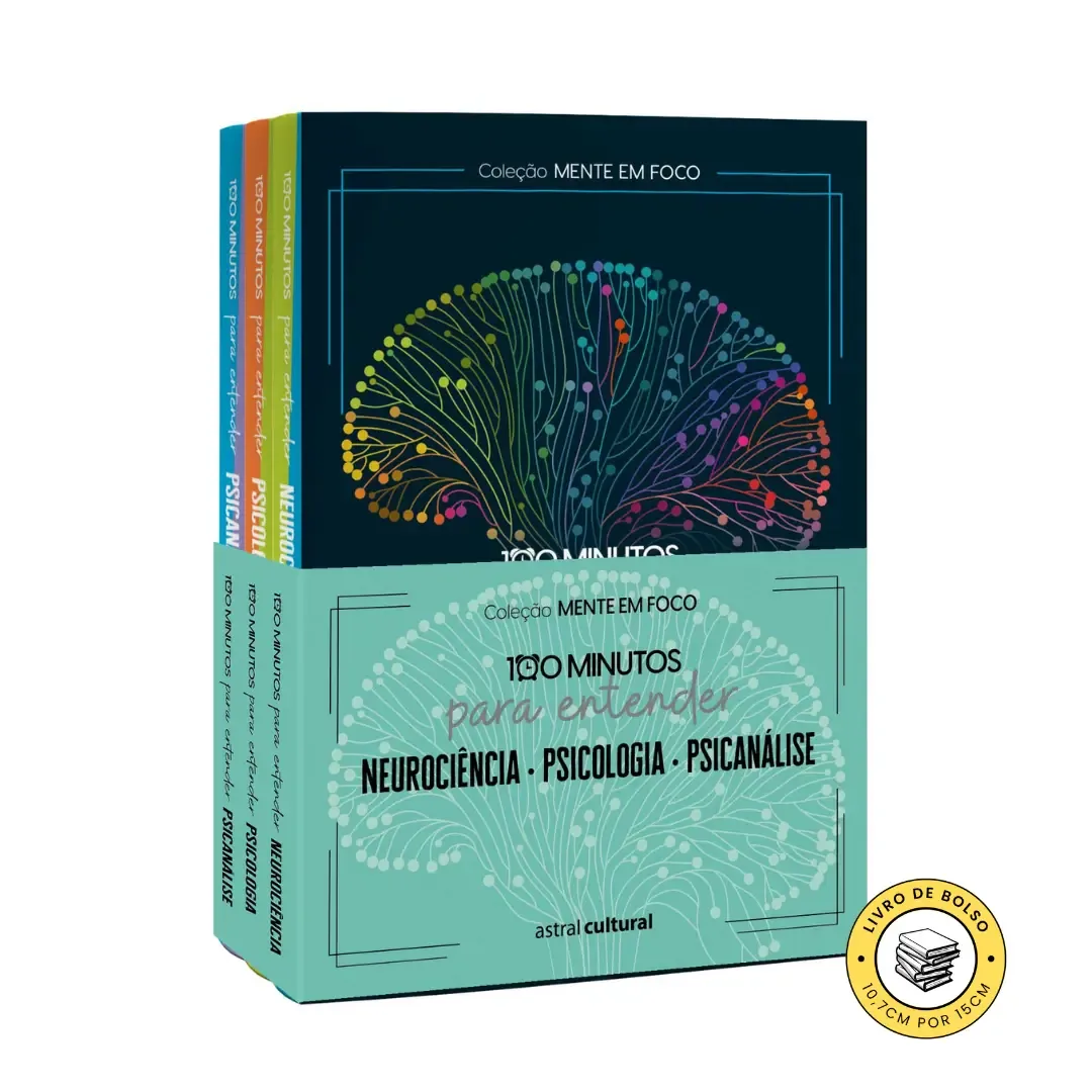 Box Mente em Foco com 3 livros
